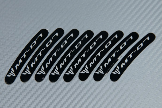 Motorrad Felgenrandaufkleber YAMAHA - Logo MT07 Motorrad Felgenrandaufkleber YAMAHA - Logo MT07