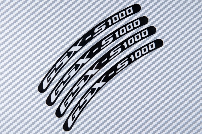 Stickers bord de jantes SUZUKI - Logo GSXS 1000 Stickers bord de jantes SUZUKI - Logo GSXS 1000