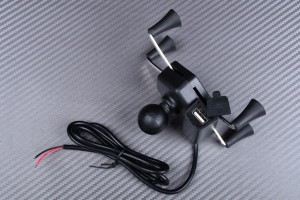 Universal Phone Holder With Integrated Charger