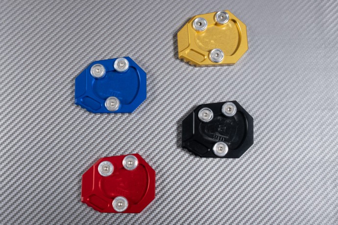 Anodised aluminum sidestand foot enlarger YAMAHA R1 2009 - 2014