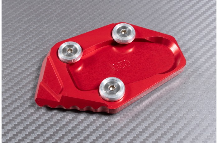 Anodised aluminum sidestand foot enlarger YAMAHA R3 / MT03 2016 - 2019