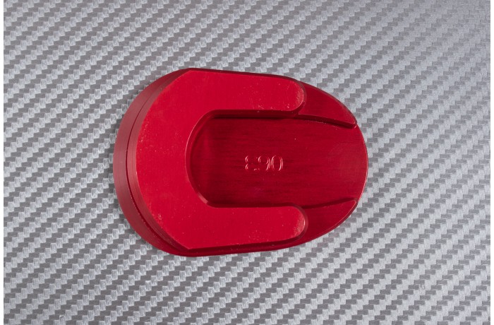 Anodised aluminum sidestand foot enlarger HONDA FORZA 125 2016 - 2021 Anodised aluminum sidestand foot enlarger HONDA FORZA 125 2016 - 2021