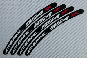 Stickers para borde de llantas HONDA - Logotipo CBR 954 RR