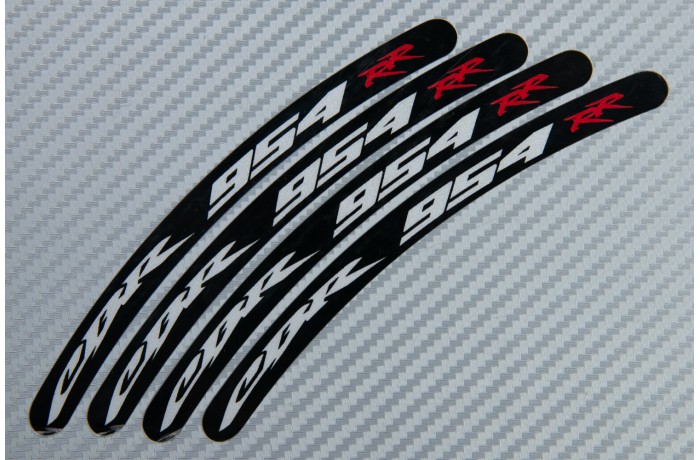 Stickers para borde de llantas HONDA - Logotipo CBR 954 RR Stickers para borde de llantas HONDA - Logotipo CBR 954 RR