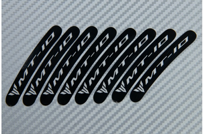 Motorrad Felgenrandaufkleber YAMAHA - Logo MT10 Motorrad Felgenrandaufkleber YAMAHA - Logo MT10