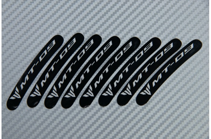 Stickers bord de jantes YAMAHA - Logo MT09