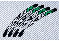 Stickers para borde de llantas KAWASAKI - Logotipo ZX6R