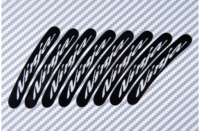 Stickers bord de jantes KAWASAKI - Logo NINJA Stickers bord de jantes KAWASAKI - Logo NINJA