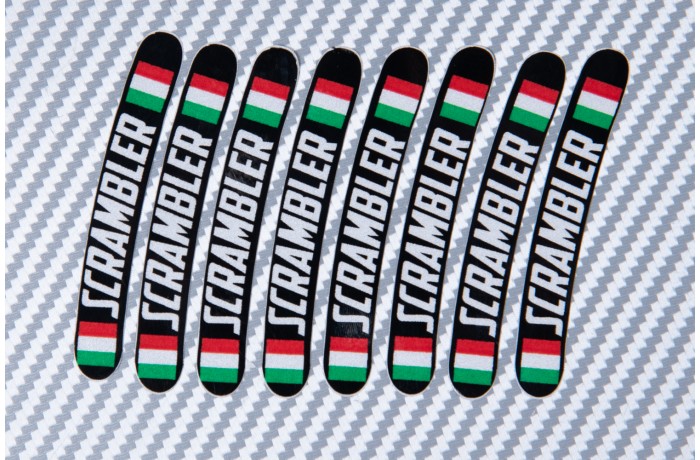 Stickers bordo cerchioni DUCATI - Logo SCRAMBLER Stickers bordo cerchioni DUCATI - Logo SCRAMBLER