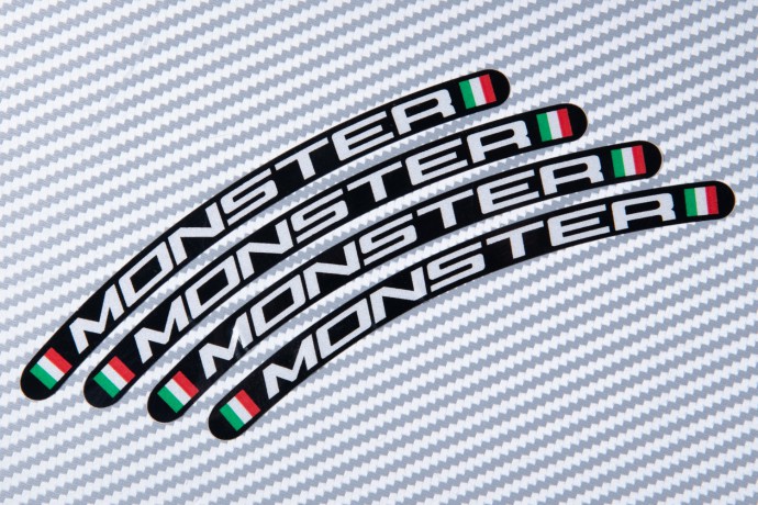 Stickers bord de jantes DUCATI - Logo MONSTER Stickers bord de jantes DUCATI - Logo MONSTER