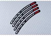 Stickers para borde de llantas SUZUKI - Logotipo GSXR 600
