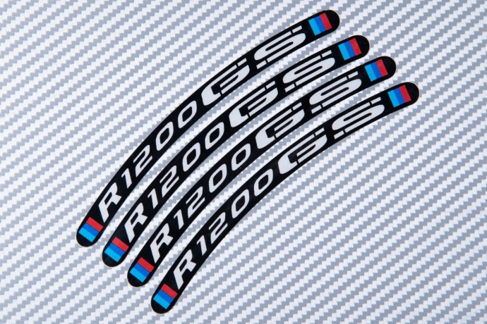 Stickers bordo cerchioni BMW - Logo R1200GS Stickers bordo cerchioni BMW - Logo R1200GS