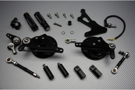 Estriberas retrasadas regulables YAMAHA VMAX 1700 2009 - 2016
