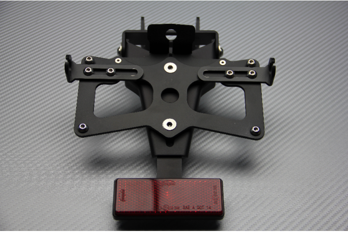 Specific License Plate Holder KAWASAKI Z750 / R /  Z800 / Z800E 2007 - 2016