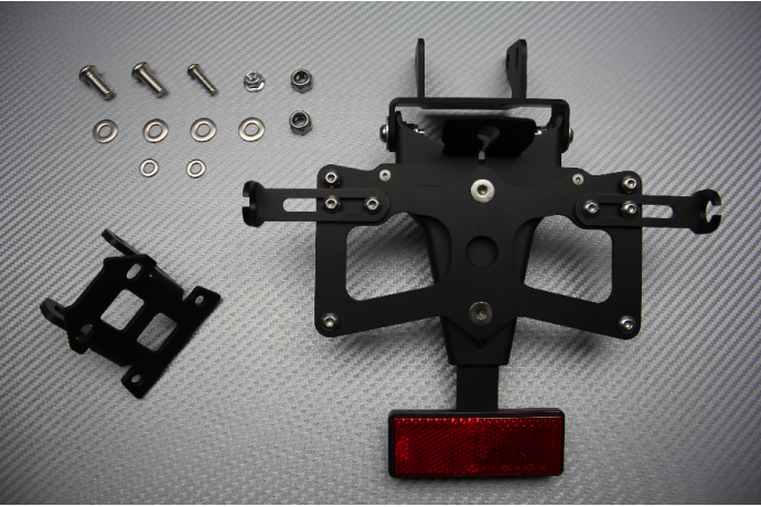 Support de plaque KAWASAKI Z750 / R / Z800 / Z800E 2007 - 2016 Support de plaque KAWASAKI Z750 / R / Z800 / Z800E 2007 - 2016