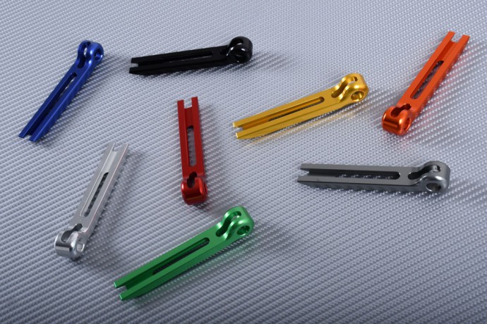Lever Adjustable End Tip in Anodised Aluminum
