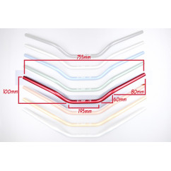 Universeller Flachlenker Eloxiert mit Durchmesser 22mm