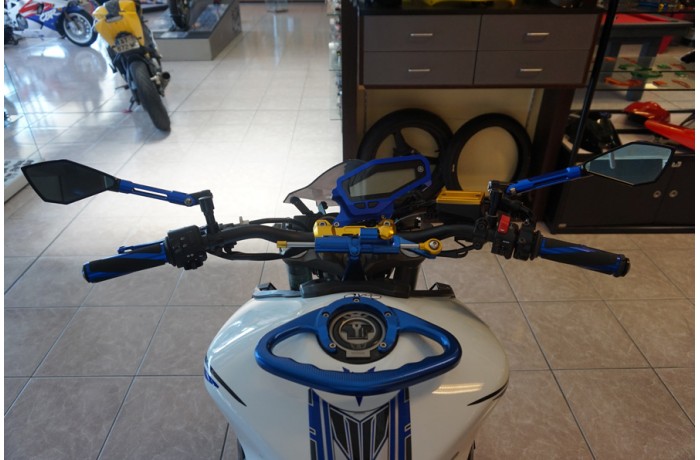 Manubrio moto Piega bassa anodizzato Diametro 28