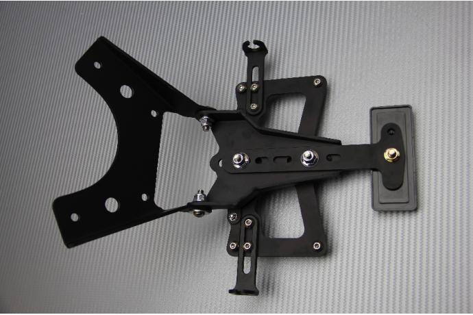 Support de plaque SUZUKI GSXR 1000 2009 - 2016 Support de plaque SUZUKI GSXR 1000 2009 - 2016