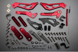 Pedane arretrate regolabili HONDA MSX / GROM 125 X - X Pedane arretrate regolabili HONDA MSX / GROM 125 X - X