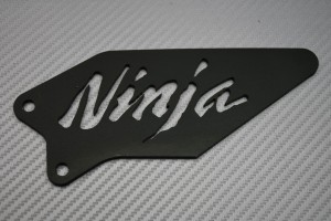 Pareja de taloneras de estriberas KAWASAKI - con sigla NINJA