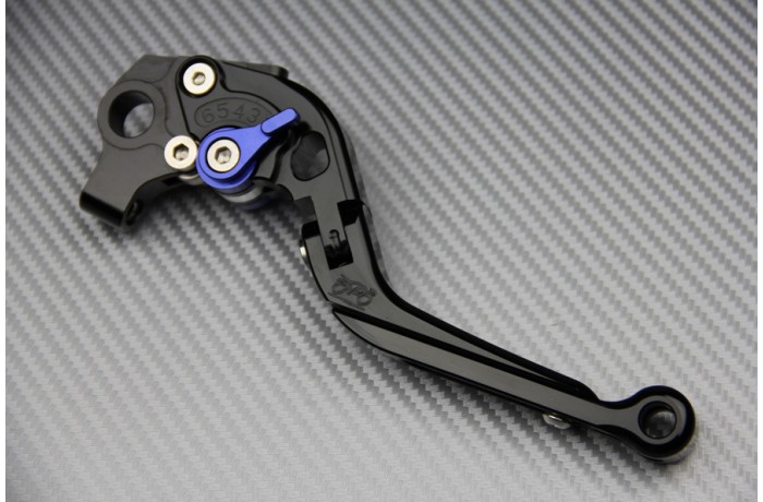 Schwarz + blauer Versteller