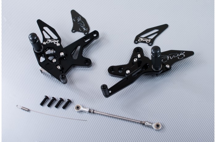 Commandes reculées AVDB KAWASAKI NINJA 400 / Z400 2018 - 2024 Commandes reculées AVDB KAWASAKI NINJA 400 / Z400 2018 - 2024