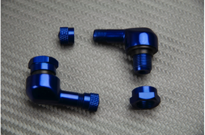 Paire de Valves coudées en aluminium anodisé 8.3 mm Paire de Valves coudées en aluminium anodisé 8.3 mm
