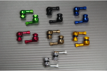 Pareja de Válvulas 90° de aluminio anodizado 8.3 mm - DESIGN 1