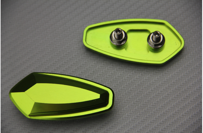 Tapas orificios retrovisores de aluminio anodizado YAMAHA KAWASAKI SUZUKI Tapas orificios retrovisores de aluminio anodizado YAMAHA KAWASAKI SUZUKI