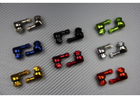 Paire de Valves coudées en aluminium anodisé 11.3 mm - DESIGN 1