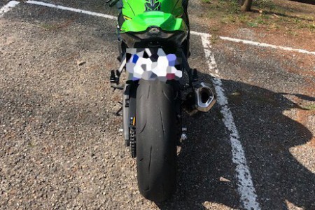 Support de plaque KAWASAKI ZX10R 2016 - 2024