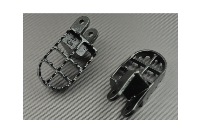 Pair of dirtbike footrests HONDA AFRICA TWIN / TRANSALP 600 650 750 Pair of dirtbike footrests HONDA AFRICA TWIN / TRANSALP 600 650 750
