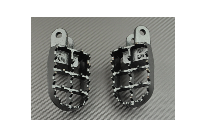 Coppia pedane poggiapiedi motocross HONDA AFRICA TWIN / TRANSALP 600 650 750