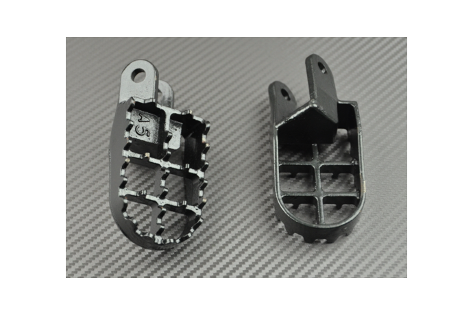 Coppia pedane poggiapiedi motocross HONDA AFRICA TWIN / TRANSALP 600 650 750