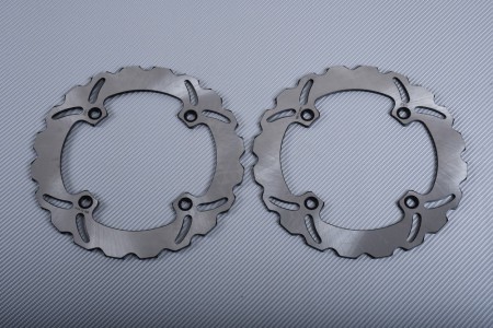 Paire de disques avant wave 256 mm nombreuses HONDA