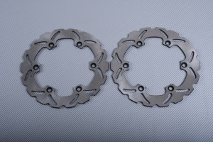 Par de discos de freno delantero 256 mm varias HONDA
