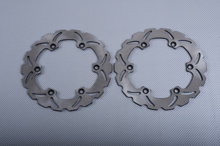 Paire de disques avant wave 270 mm nombreuses KAWASAKI