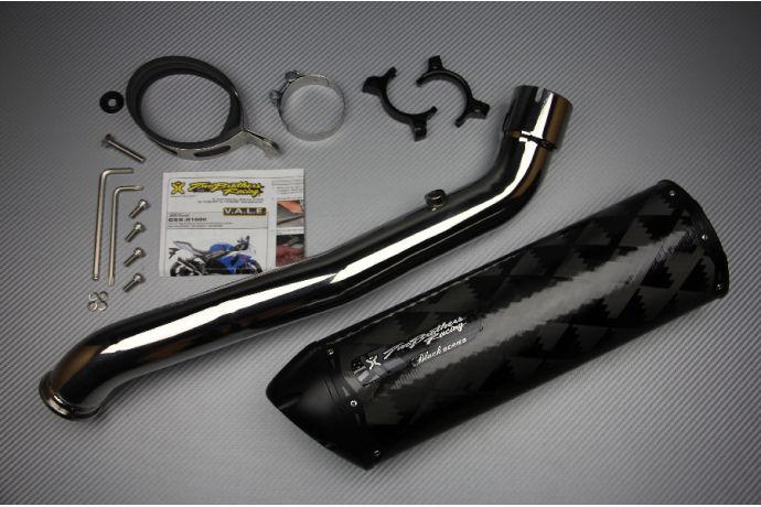 Slip On Exhaust SUZUKI GSXR 1000 2009 - 2011 TWO BROTHERS Carbon / Magnesium Slip On Exhaust SUZUKI GSXR 1000 2009 - 2011 TWO BROTHERS Carbon / Magnesium