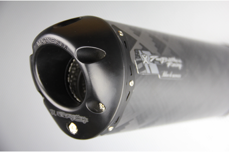 Escape TWO BROTHERS Carbono / Magnesio SUZUKI GSXR 1000 09 / 11