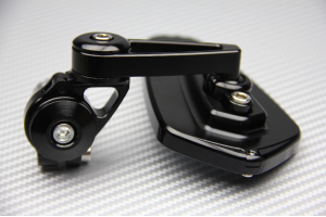 Pair of Bar End Rearview Mirrors with Small Adjustable Arms