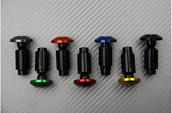Pair of Handlebar Caps - Flat Design
