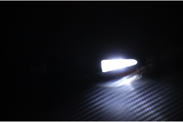 Pareja de intermitentes LED universales con toque repetidor blanco Pareja de intermitentes LED universales con toque repetidor blanco