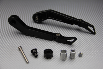 Pareja de protecciones para manetas de aluminio anodizado