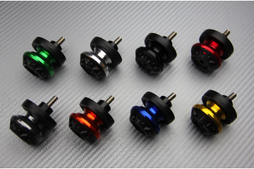 Coppia di supporti cavalletto M6 Anodizzati