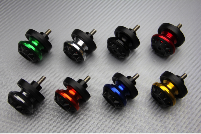 Coppia di supporti cavalletto M6 Anodizzati