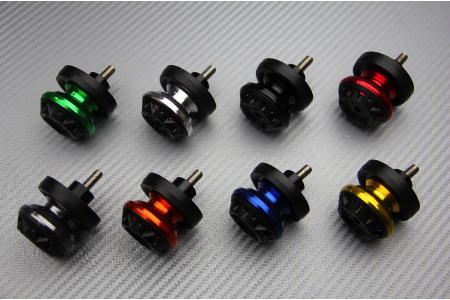 Coppia di supporti cavalletto M6 Anodizzati