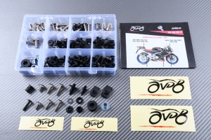 Kit de visserie AVDB spécifique pour carénages APRILIA RS 125 2006 - 2011