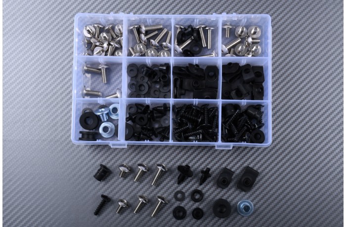 Kit de visserie AVDB spécifique pour carénages APRILIA RSV4 1000 2009 - 2014 Kit de visserie AVDB spécifique pour carénages APRILIA RSV4 1000 2009 - 2014
