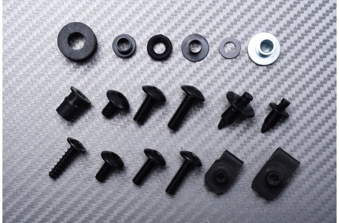 Kit de visserie AVDB spécifique pour carénages BMW F800ST 2006 - 2014 Kit de visserie AVDB spécifique pour carénages BMW F800ST 2006 - 2014